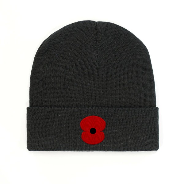 Poppy Day 24 FLANDERS Beanie BLACK 1896x1896 1 v6